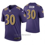 Maglia NFL Legend Baltimore Ravens Kenneth Dixon Viola Color Rush