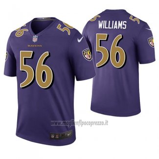 Maglia NFL Legend Baltimore Ravens Tim Williams Viola Color Rush