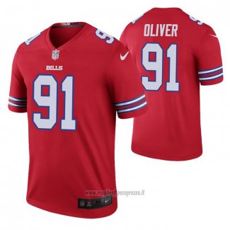 Maglia NFL Legend Buffalo Bills Ed Oliver Color Rush Rosso