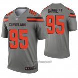 Maglia NFL Legend Cleveland Browns 95 Myles Garrett Inverted Grigio