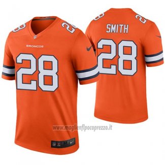 Maglia NFL Legend Denver Broncos C.j. Smith Arancione Color Rush