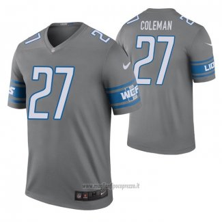 Maglia NFL Legend Detroit Lions Justin Coleman Color Rush Grigio