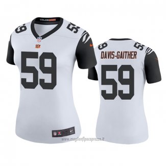 Maglia NFL Legend Donna Cincinnati Bengals Akeem Davis-Gaither Bianco