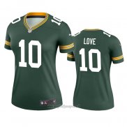 Maglia NFL Legend Donna Green Bay Packers Jordan Love Verde