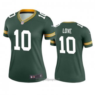 Maglia NFL Legend Donna Green Bay Packers Jordan Love Verde