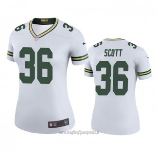 Maglia NFL Legend Donna Green Bay Packers Vernon Scott Bianco Color Rush