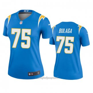 Maglia NFL Legend Donna Los Angeles Chargers 75 Bryan Bulaga Blu