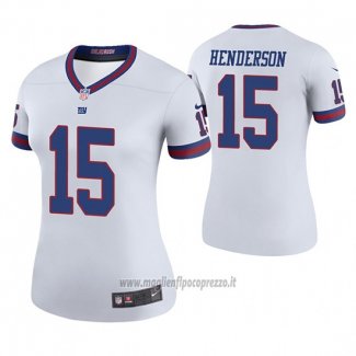 Maglia NFL Legend Donna New York Giants Quadree Henderson Bianco Color Rush