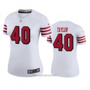 Maglia NFL Legend Donna San Francisco 49ers Jamar Taylor Bianco Color Rush