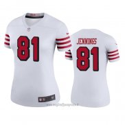 Maglia NFL Legend Donna San Francisco 49ers Jauan Jennings Bianco Color Rush