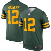 Maglia NFL Legend Green Bay Packers Aaron Rodgers Alternato Verde