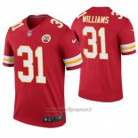 Maglia NFL Legend Kansas City Chiefs Darrel Williams Rosso Color Rush