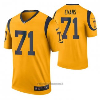 Maglia NFL Legend Los Angeles Rams Bobby Evans Color Rush Or