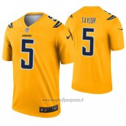 Maglia NFL Legend Los Angeles Chargers 5 Tyrod Taylor Inverted Or