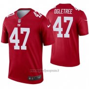 Maglia NFL Legend New York Giants 47 Alec Ogletree Inverted Rosso