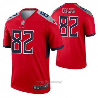 Maglia NFL Legend Tennessee Titans Delanie Walker Inverted Rosso
