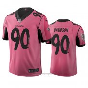 Maglia NFL Limited Atlanta Falcons Marlon Davidson Citta Edition Rosa