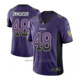 Maglia NFL Limited Baltimore Ravens Patrick Onwuasor Viola 2018 Rush Drift Fashion