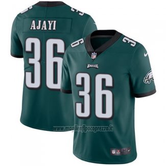 Maglia NFL Limited Bambino Philadelphia Eagles 36 Jay Ajayi Verde Stitched Vapor Untouchable