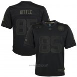 Maglia NFL Limited Bambino San Francisco 49ers George Kittle 2020 Salute To Service Nero