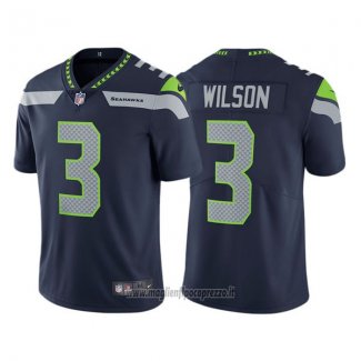 Maglia NFL Limited Bambino Seattle Seahawks 3 Wilson Blu Vapor Untouchable