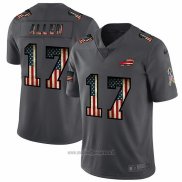 Maglia NFL Limited Buffalo Bills Allen Retro Flag Nero