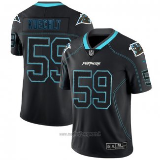 Maglia NFL Limited Carolina Panthers Kuechly Lights Out Nero