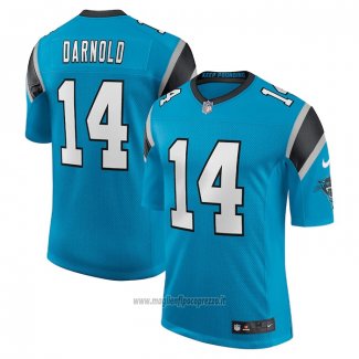 Maglia NFL Limited Carolina Panthers Sam Darnold Vapor Untouchable Blu