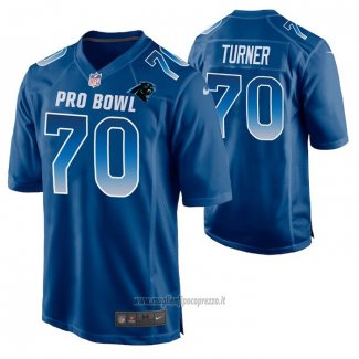 Maglia NFL Limited Carolina Panthers Trai Turner 2019 Pro Bowl Blu