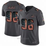 Maglia NFL Limited Chicago Bears Hicks Retro Flag Nero