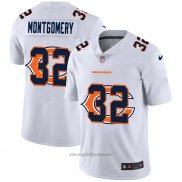 Maglia NFL Limited Chicago Bears Montgomery Logo Dual Overlap Bianco