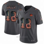 Maglia NFL Limited Cincinnati Bengals Green Retro Flag Nero