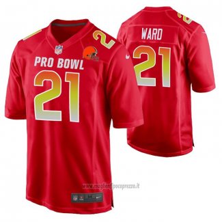 Maglia NFL Limited Cleveland Browns Denzel Ward 2019 Pro Bowl Rosso