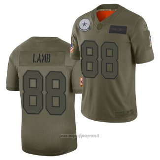 Maglia NFL Limited Dallas Cowboys Ceedee Lamb 2019 Salute To Service Verde