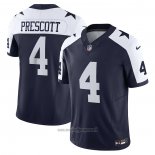 Maglia NFL Limited Dallas Cowboys Dak Prescott 4 Vapor F.u.s.e. Blu