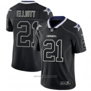 Maglia NFL Limited Dallas Cowboys Elliott Lights Out Nero
