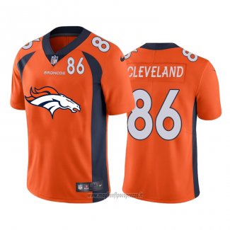 Maglia NFL Limited Denver Broncos Cleveland Big Logo Number Arancione