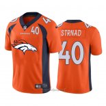 Maglia NFL Limited Denver Broncos Strnad Big Logo Number Arancione