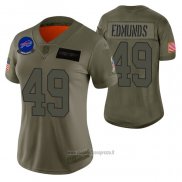 Maglia NFL Limited Donna Buffalo Bills Tremaine Edmunds 2019 Salute To Service Verde