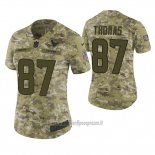 Maglia NFL Limited Donna Houston Texans Demaryius Thomas Camuffamento 2018 Salute To Service