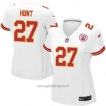 Maglia NFL Limited Donna Kansas City Chiefs 27 Kareem Hunt Bianco