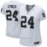 Maglia NFL Limited Donna Las Vegas Raiders 24 Lynch Bianco