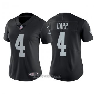 Maglia NFL Limited Donna Las Vegas Raiders 4 Carr Nero