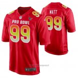 Maglia NFL Limited Houston Texans J.j. Watt 2019 Pro Bowl Rosso