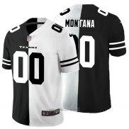 Maglia NFL Limited Houston Texans Montana Black White Split