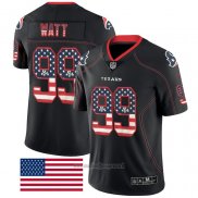 Maglia NFL Limited Houston Texans Watt Rush USA Flag Nero