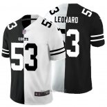 Maglia NFL Limited Indianapolis Colts Leonard Black White Split