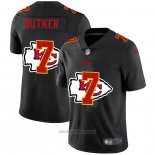 Maglia NFL Limited Kansas City Chiefs Butker Logo Dual Overlap Nero