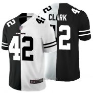 Maglia NFL Limited Kansas City Chiefs Clark Black White Split