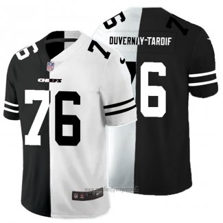 Maglia NFL Limited Kansas City Chiefs Duvernay-Tardif Black White Split